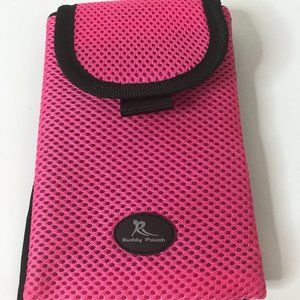 Buddy Pouch Magnetic Running Belt ~ Waistband Attachment ~ Pink